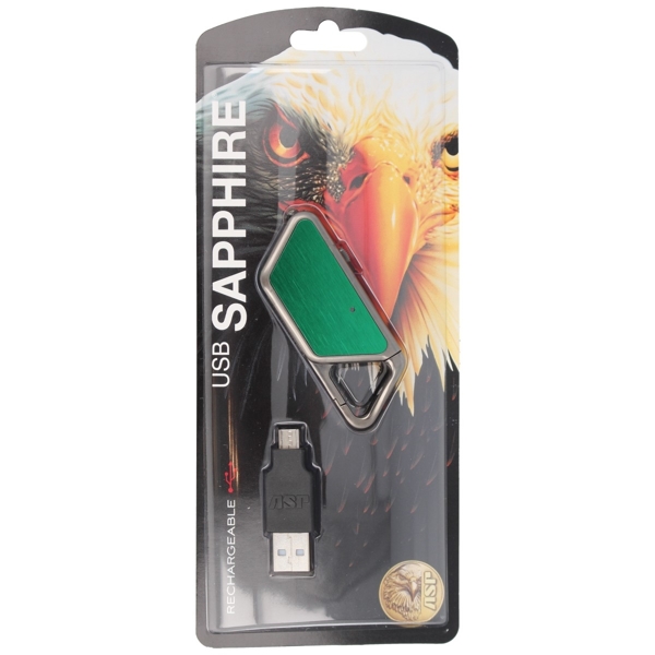 Latarka ASP Sapphire USB LED Aluminium Green-53656