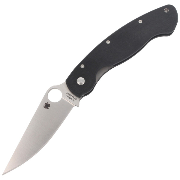 Nóż Spyderco Military Model G-10 Black Plain (C36GPE)